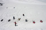 crw_7333 RMI group practising self arrest in Camp Muir.