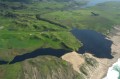 flying2005-18 Point Reyes. On the upper right are trees planted in a shape of a pitchfork.