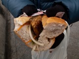 img_0220 Grilled fish sandwich from a store under the Galata Bridge; it wasn't very good; taken by Serene