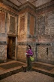 _mg_9778 Serene and her favourite cat in the central nave of Kariye M�zesi, Istanbul
