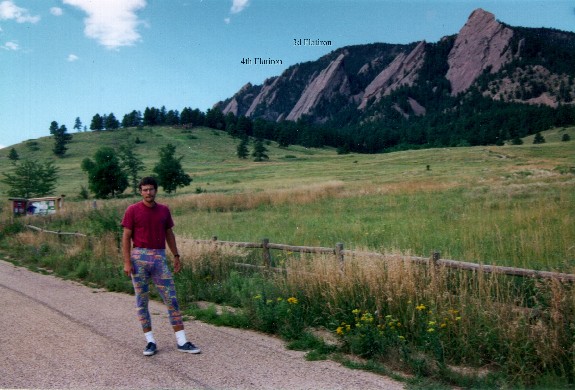 Victor before the half hour hike in to the 3d Flatiron