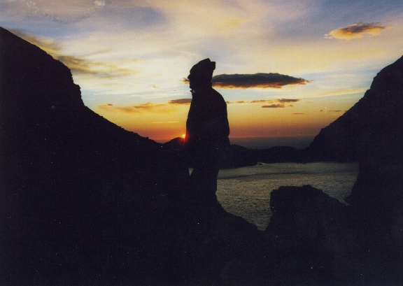 Sunrise at Chasm Lake