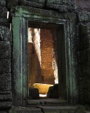 crw_6662 Lichen covered doorway in Ta Prohm.