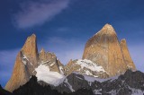 crw_4094 Poincenot (left) and Fitzroy (right) from Laguna de los Tres just after sunrise.
