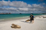 img_1387 Eu-Jin and Serene with some Galapagos sea lions at Gardner Bay on Espanola. Taken by Ray Woo.