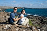 _mg_3665 Eu-Jin and Serene at Darwin Bay on Genovesa