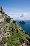 _mg_5417 Path up Skellig Michael; Little Skellig in the background