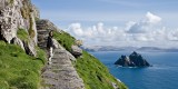 _mg_5426 Path up Skellig Michael; Little Skellig in the background