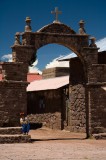 _mg_9213 Archway in the central square in Taquile.