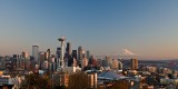 _mg_2944 Overlook of Seattle with Mount Rainier and the Space Needle at sunset