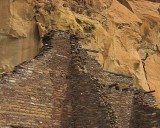 crw_4589 Walls reinforced with wooden beams in Pueblo Bonito, Chaco Canyon.