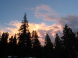 2004yosemite-doglake0005 Sunset at Tuolumne Meadows Lodge.