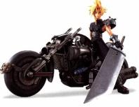 One of the many FFVII figurines