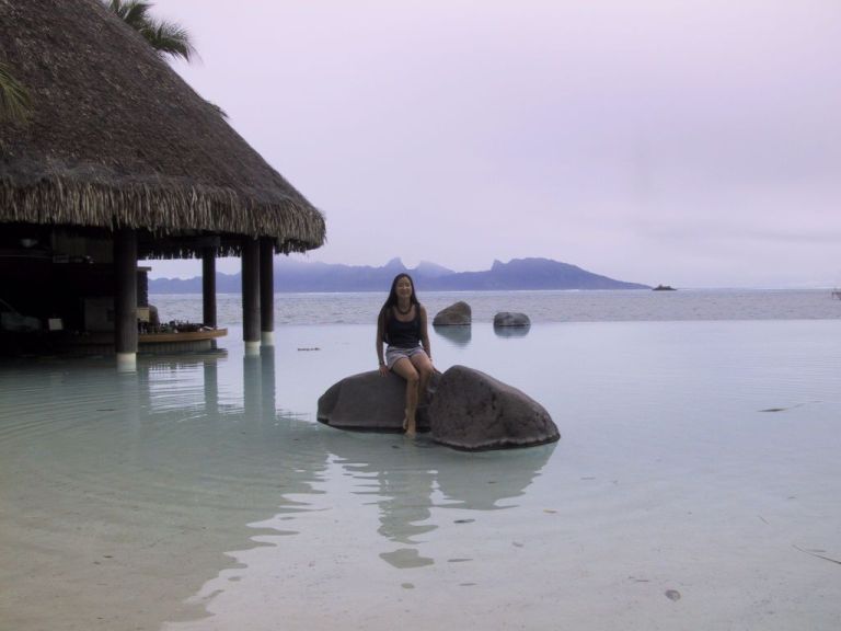 Pool at Beachcomber in Tahiti