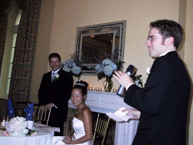 Best Man's speech.